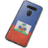 Haitian Flag Distressed LG K51/Q51 Clear Case